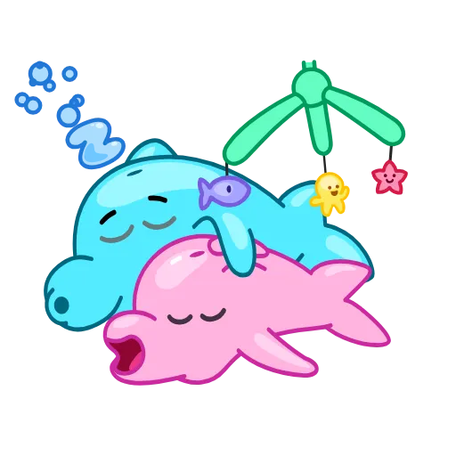 😴 Стикер «Dolphin Jumpy» для Telegram