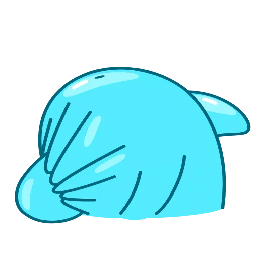 🤦‍♂️ Стикер «Dolphin Jumpy» для Telegram