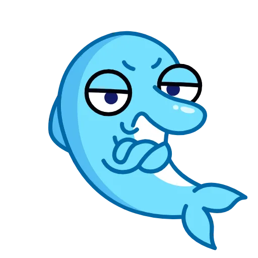 🌟 Стикер «Дельфинчик» для Telegram