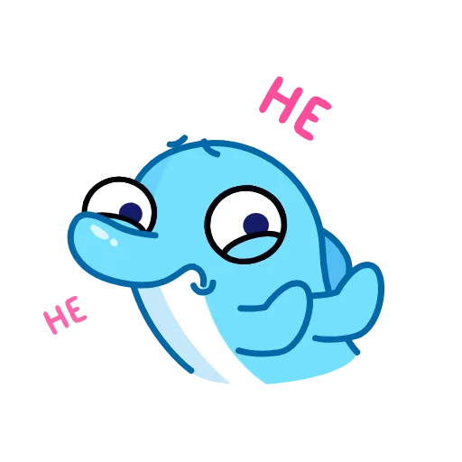🌟 Стикер «Дельфинчик» для Telegram