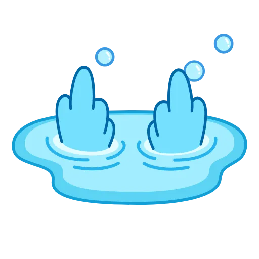 🌟 Стикер «Дельфинчик» для Telegram