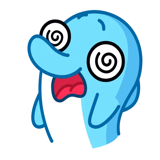 🌟 Стикер «Дельфинчик» для Telegram