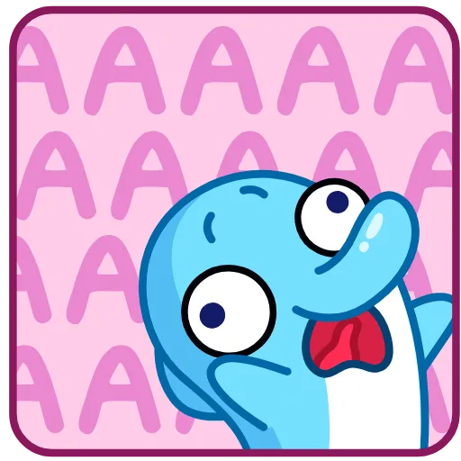 🌟 Стикер «Дельфинчик» для Telegram