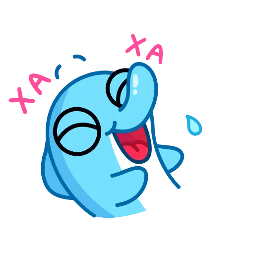 🌟 Стикер «Дельфинчик» для Telegram
