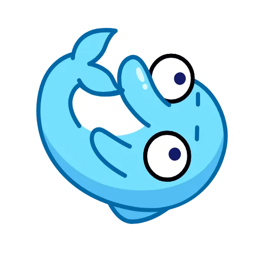 🌟 Стикер «Дельфинчик» для Telegram