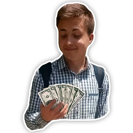 🤑 Стикер «Дельфин под спайсом» для Telegram