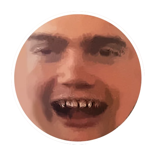 😀 Стикер «Дельфин под спайсом» для Telegram