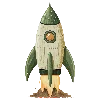 🚀 Эмодзи «Буквы в древесном стиле, иконки на тему природы» для Telegram