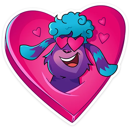 🥰 Стикер «Домовячьи радости с Финником&;» для Telegram