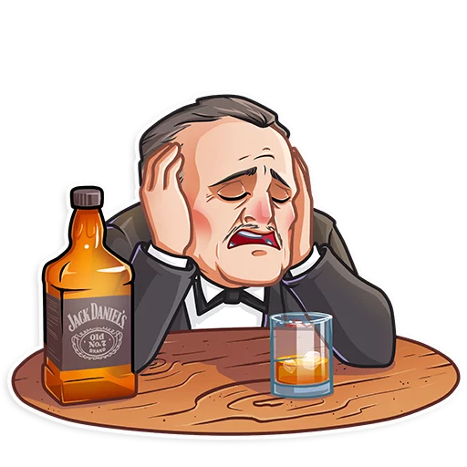 🥃 Стикер «Don Corleone» для Telegram