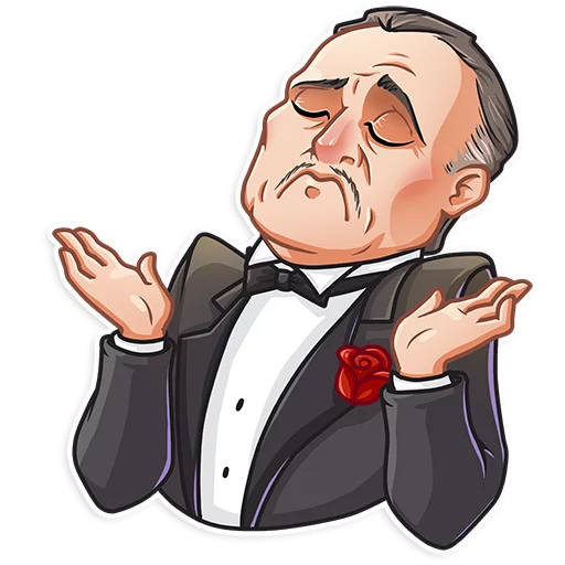 ☹ Стикер «Don Corleone» для Telegram