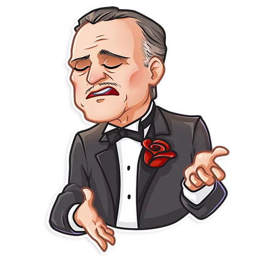 😒 Стикер «Don Corleone» для Telegram