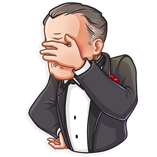 😐 Стикер «Don Corleone» для Telegram