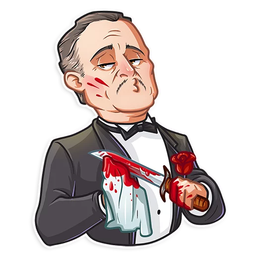 🔪 Стикер «Don Corleone» для Telegram