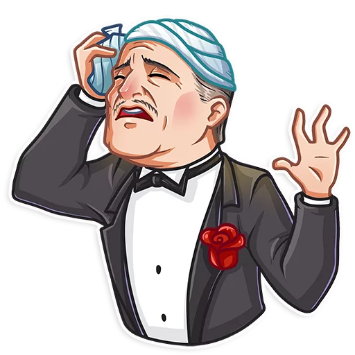 🤕 Стикер «Don Corleone» для Telegram