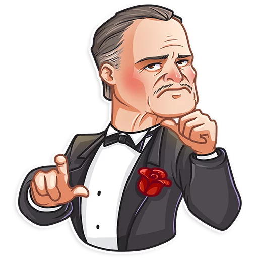 😠 Стикер «Don Corleone» для Telegram