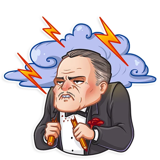 😡 Стикер «Don Corleone» для Telegram