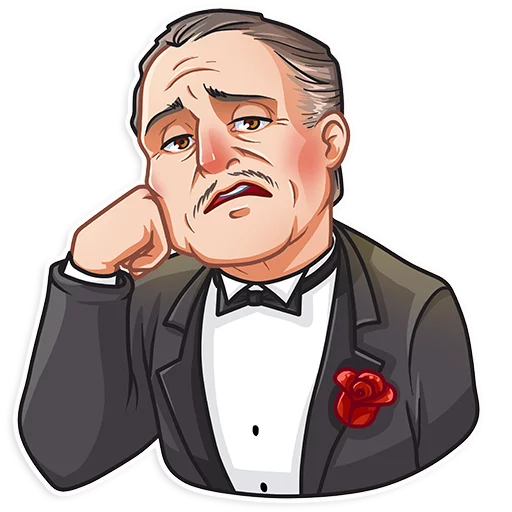 😒 Стикер «Don Corleone» для Telegram