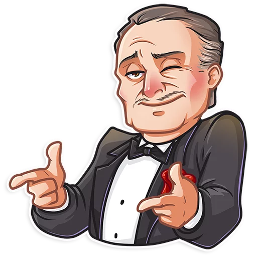 👈 Стикер «Don Corleone» для Telegram