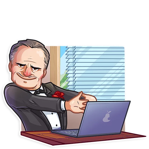 😏 Стикер «Don Corleone» для Telegram