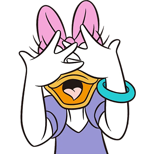 🫣 Стикер «Дональд и Дейзи» для Telegram
