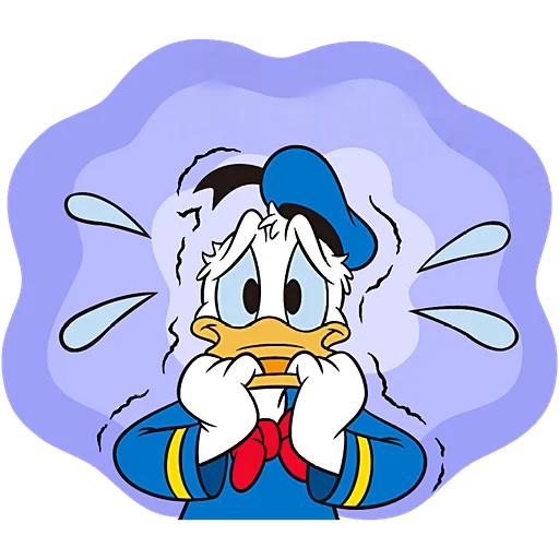 😬 Стикер «Дональд и Дейзи» для Telegram