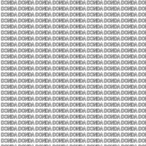 🙏 Стикер «DONDA» для Telegram