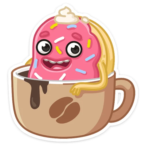 ☕️ Стикер «Донни» для Telegram