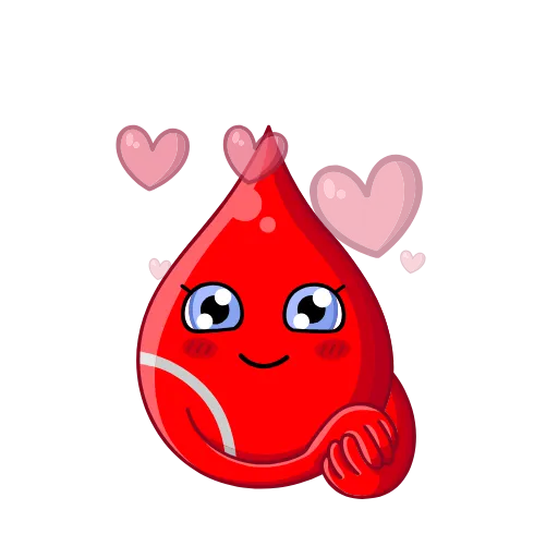 ❤️ Стикер «Доноры крови» для Telegram