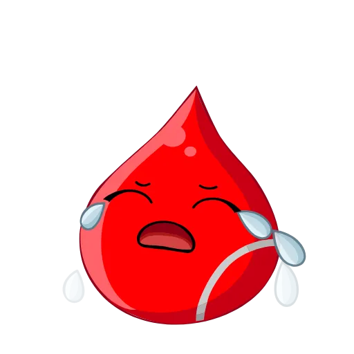 😭 Стикер «Доноры крови» для Telegram