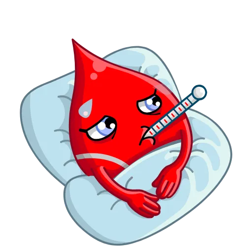 🤒 Стикер «Доноры крови» для Telegram