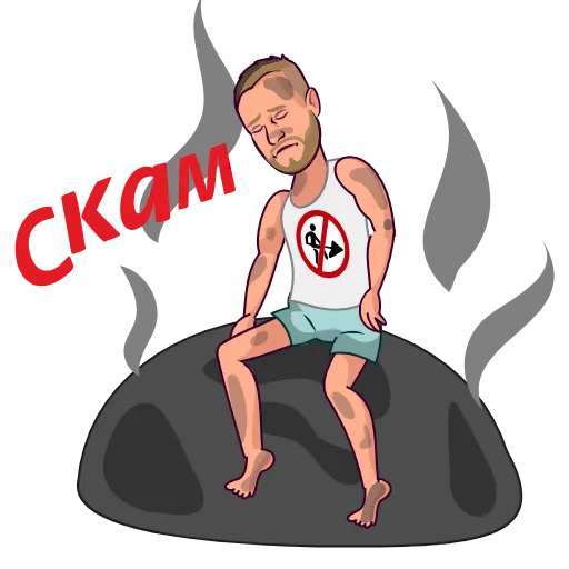 😱 Эмодзи «Делай ничего» для Telegram