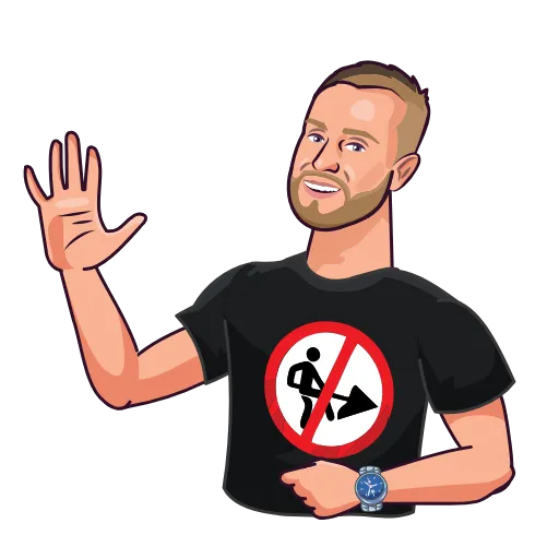 🤝 Стикер «Делай ничего!» для Telegram