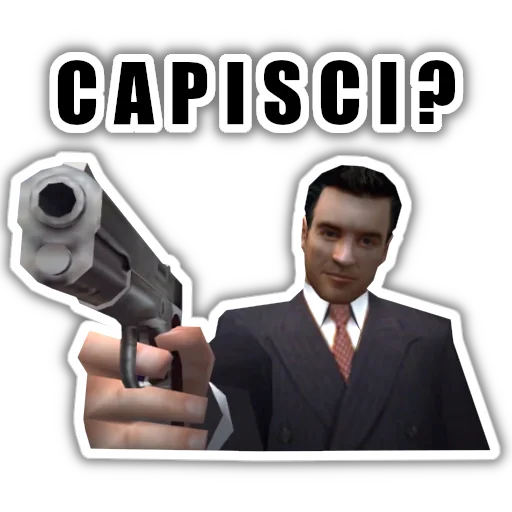 🔫 Стикер «Mafia Мафия» для Telegram