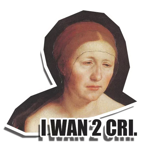 🤨 Стикер «Dont Look at me» для Telegram