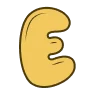 ☀️ Эмодзи «Жёлтые буквы» для Telegram