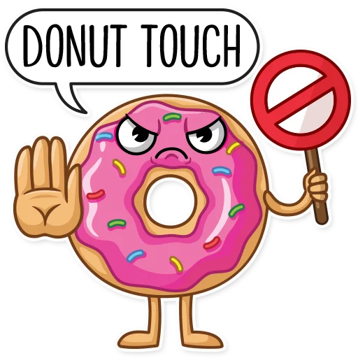 ✋ Стикер «Donut and Coffee» для Telegram