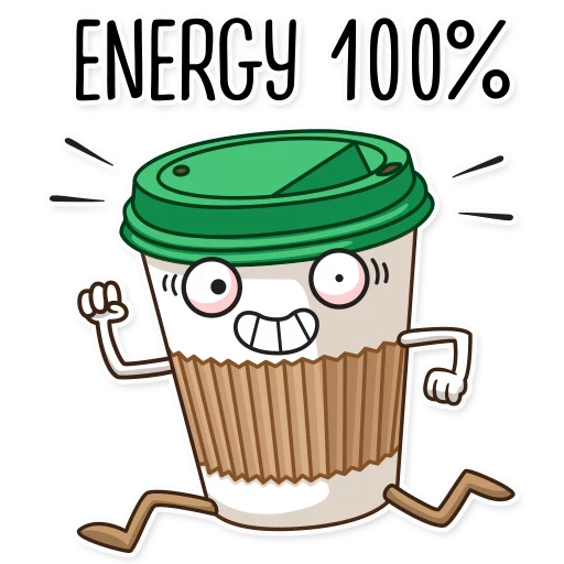 😁 Стикер «Donut and Coffee» для Telegram