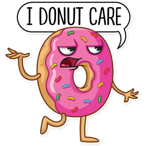😒 Стикер «Donut and Coffee» для Telegram