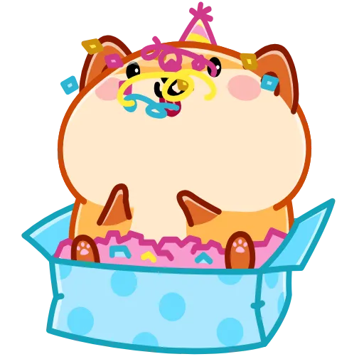 🥳 Стикер «Donut» для Telegram