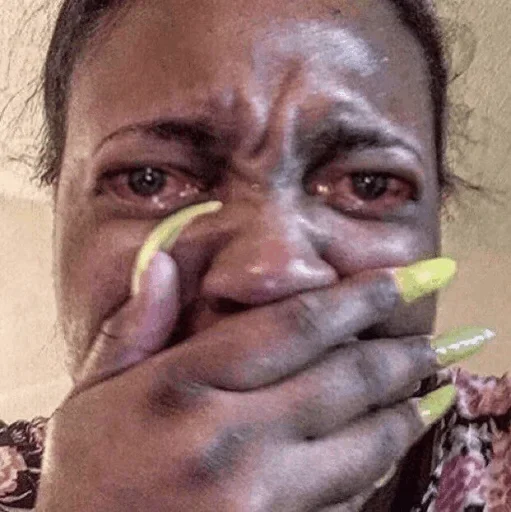 😭 Стикер «Donya’s mood as fuck» для Telegram