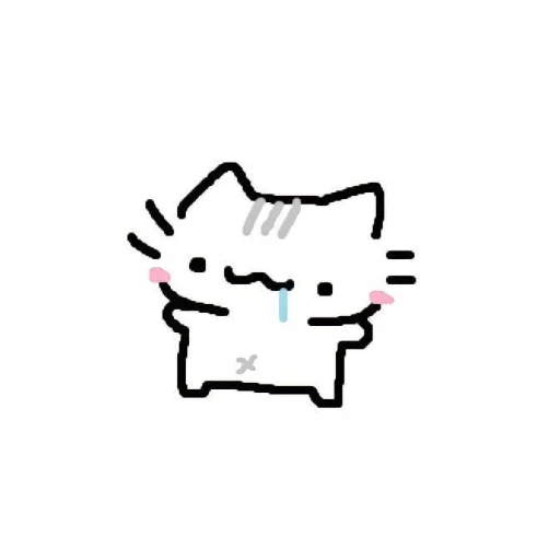 🐱 Стикер «Doodle cats» для Telegram