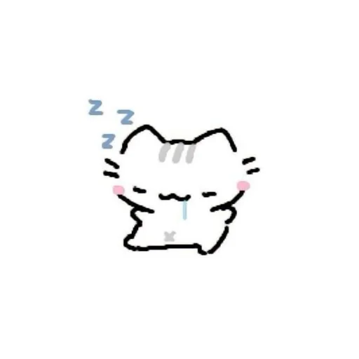🐱 Стикер «Doodle cats» для Telegram
