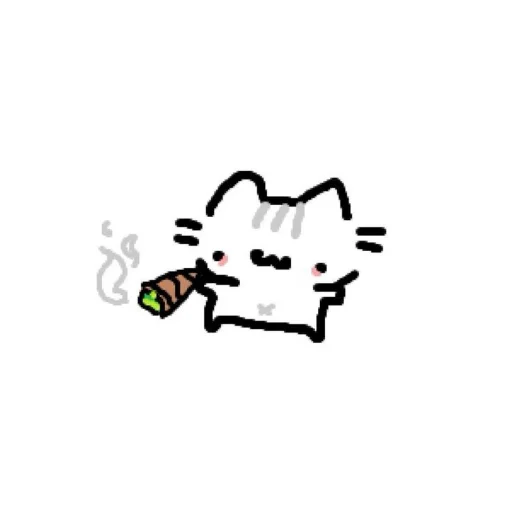 🚬 Стикер «Doodle cats» для Telegram