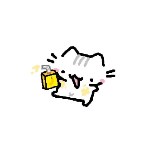 🍌 Стикер «Doodle cats» для Telegram