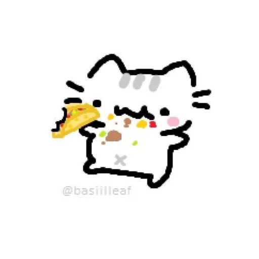 🐱 Стикер «Doodle cats» для Telegram