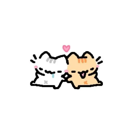 ❤ Стикер «Doodle cats» для Telegram