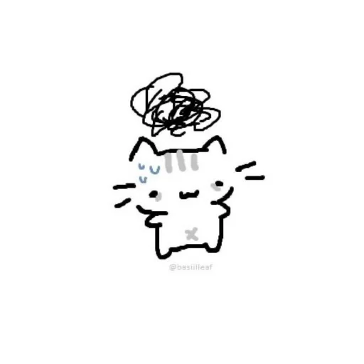 🫠 Стикер «Doodle cats» для Telegram