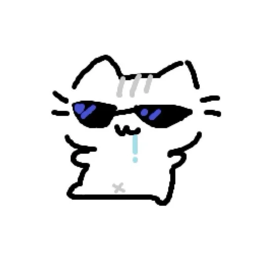 🐱 Стикер «Doodle cats» для Telegram