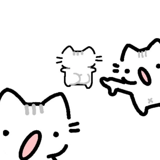 😱 Стикер «Doodle cats» для Telegram